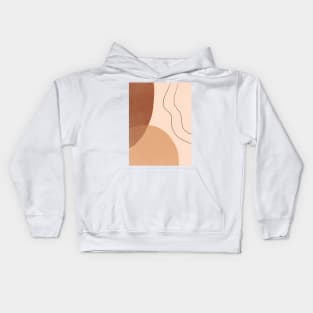 Abstract Bohemian Shapes 3.6 Kids Hoodie